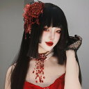 姫カット 中世の貴族風 ストレート ブラック 黒髪 フルウィッグ かつら 女性 長髪 ロングウィッグ ロングヘア ロリータ lolita 前髪あり 自然 可愛い...