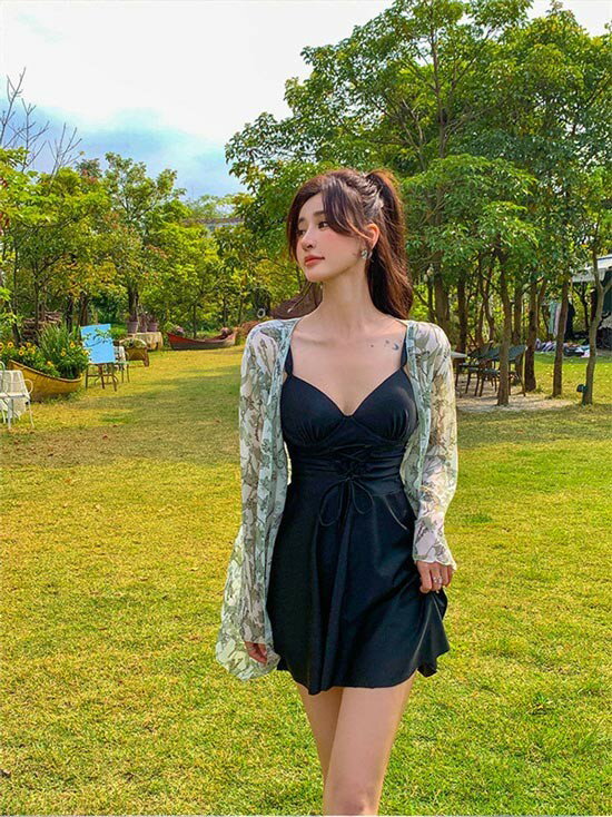 大きいサイズ 水着 ワンピース水着 体型カバー 3点セット 紫外線カット トップス付 水着 レディース ピンク 黒 プラスサイズ ワイヤー入り 6L 5L 4L 3L LL 2L L M女性 20代 30代 40代