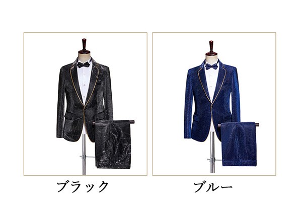 タキシード ステージ衣装 メンズ スーツ 上下2点セット メンズ ステージ衣装 演出服 スパンコール キラキラ 個性的 レインボー カラフル ストライプ カラオケ大会 ダンス 王子様 貴公子 大人 演奏会 男性 アイドル 貴族服 舞台 演劇 オペラ 声楽 dg043zbzbd7