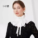つけ襟 レディース 付け襟 立ち襟 ロリータ 襟 レディース プリーツ フリルカラー 取り外し可能 襞襟 ブラウス シャツ ファッション小物 重ね着風 大人 可愛い エレガント オールシーズン 仮装 イベント 学園祭 コスチューム na005zbzblc