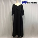 【翌営業日発送】7L ブラック パーティードレス ロングドレス 演奏会 袖あり ドレス 成人式 同窓会 大人 ピアノ 発表会 Aライン 結婚式 ステージドレス ...