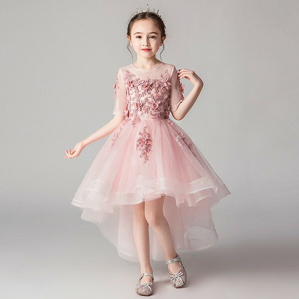 【期間限定！マスクプレゼント中】フラワーガール ベールガール リングガール 子供 ドレス 女の子 フィッシュテール パーティーワンピース 春 フォーマル 中学生 発表会 上品 レース 発表会 結婚式 ピアノ キッズプリンセス お姫様da810ze