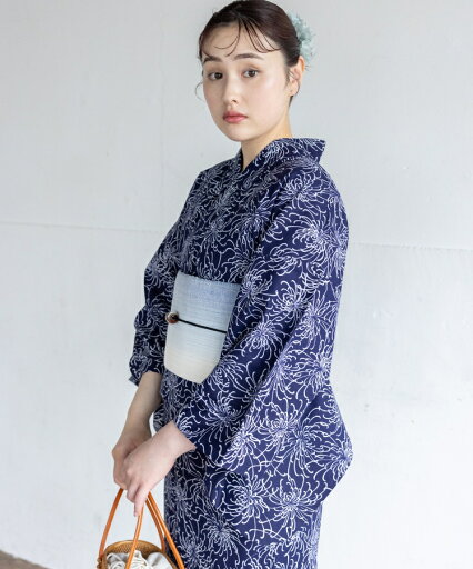 【二橋染工場】捺染こだわり浴衣2点セットby yukatakan grace 【二橋染工場】捺染こだわり浴衣2点セットby yukatakan grace