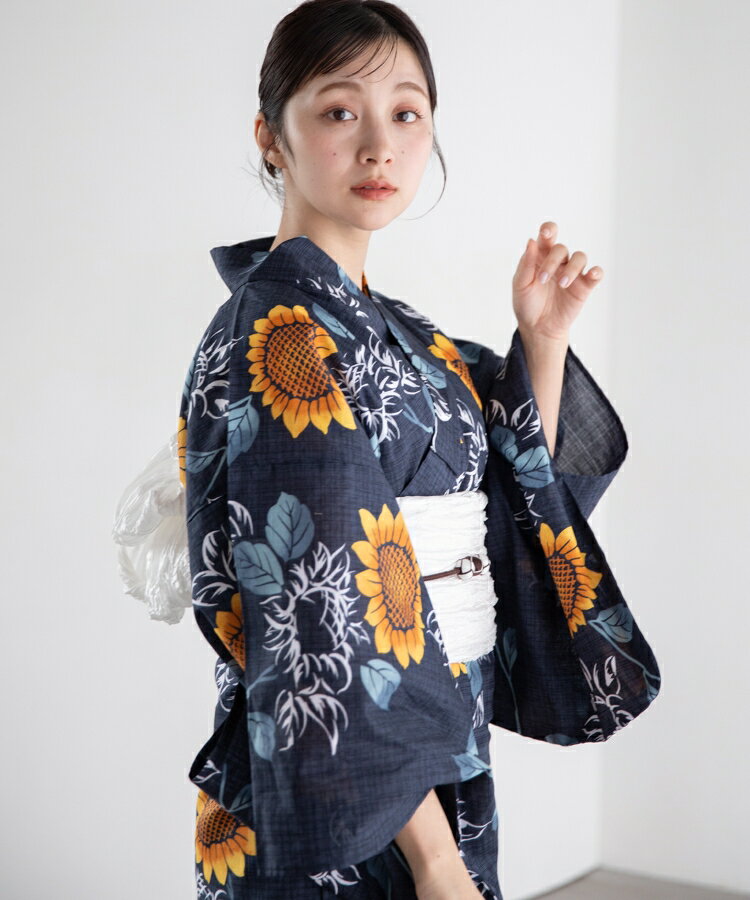 楽天市場】下駄（柄向日葵）（浴衣セット｜和服）：レディース