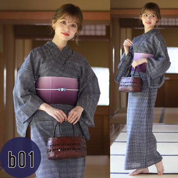 浴衣 3点セット(浴衣/帯/下駄) 藍 紺 青 水色 ブルー サックス ネイビー 菊 桜 縞 椿 朝顔 金魚 水玉 梅 市松 紫陽花 向日葵 レトロ