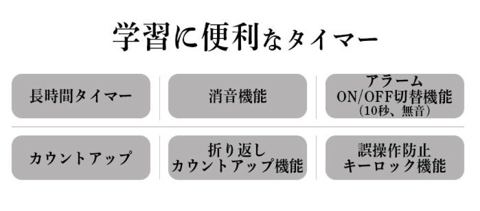 タイマー 試験 勉強 アラーム デジタル 時計 リピート 大画面 誤作動防止 キーロック カウントアップ カウントダウン 卓上 学習時間 ドリル 消音機能 青色 LED シンプル おしゃれ dretec 見やすい学習タイマー ホワイト T-593WT 送料無料 2