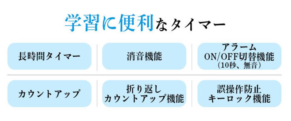 タイマー 試験 勉強 アラーム デジタル 時計 リピート 大画面 誤作動防止 キーロック カウントアップ カウントダウン 卓上 学習時間 ドリル 消音機能 青色 LED シンプル おしゃれ dretec ラーニングタイマーS パープル T-603PP 送料無料 2