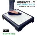 段差補助ステップ 【Lサイズ 50x40x高さ9.5cm】 CZ-STP-L | 介護 福祉 ステップ 踏み台 段差 アシスト 補助 乗り降り お年寄 高齢者 ...