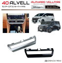 トヨタ 40系 新型 アルファード ヴェルファイア センターエアコンルーバーパネル 1pc 全2色 AV40-IN-M10 | インテリア エアコン パネル 吹き出し口 ルーバー ガーニッシュ カバー パーツ カスタム 内装 装飾 インパネ ブラック シルバー アルヴェル(2)