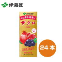 伊藤園 紙パック ザクロミックス 200ml | ザクロ 200ml 24本 1ケース まとめ買い 紙パック ギフト