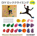 【6/20-7/20まで10%OFFクーポン配布中!!】ボルダリング クライミング ホールド クライミングホールドセット 20個セット HA-RCSET 木壁・...