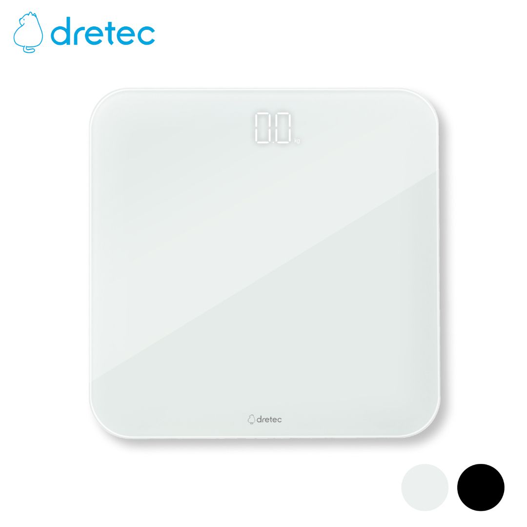 dretec ドリテック 全面ガラス スケール グラッセ 全2カラー BS-185 | 体重計 シンプル オシャレ おし..