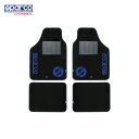 スパルコ・sparco/SPC・フロアマット S-Line/ブルー 4PC SPC1900