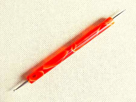 エンボスペン 小(1mm ＆ 2mm) エンボスステンシル用ツール ステンシルマスク ステンシルテンプレート