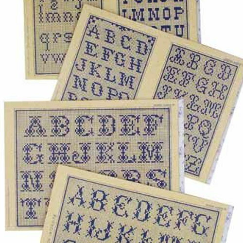 サジュー SAJOU 刺繍図案 クロスステッチ　ブルーシリーズ　n°7