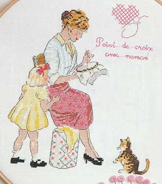 LES PLUS BELLES CREATIONS D’HELENE LE BERRE クロスステッチ刺繍図案集 フランス...