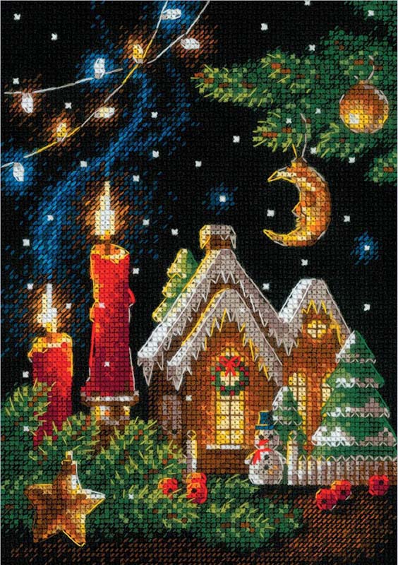 メール便送料無料 クロスステッチ 刺繍キット リオリス RIOLIS ジンジャーブレッドの物語 Gingerbread Tale クロスステッチキット ししゅう 刺繍