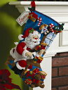 フェルト手芸キット 仕事場で クリスマス靴下