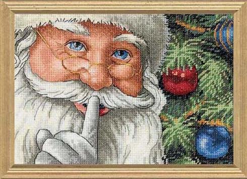 ディメンションズ Dimensions クロスステッチ 刺繍キット サンタの秘密 Santa's Secret 18ct クリスマス クロスステッチキット ししゅう 刺繍