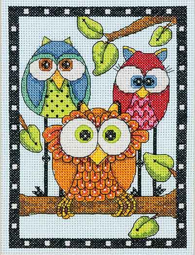 ƥå ɽå ǥ󥷥 Dimensions եΥȥꥪ Owl Trio 14ct Ļ ƥåå 夦 ɽ