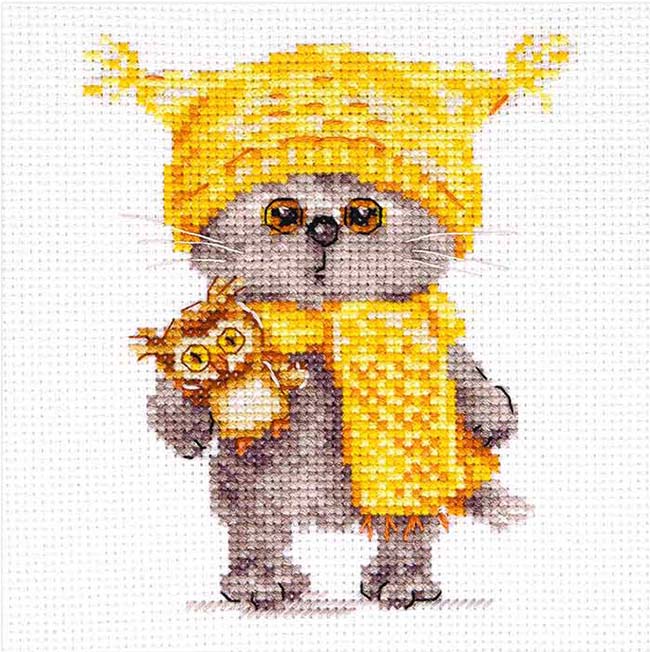 クロスステッチ 刺繍キット アリサ ALISA バーシックベビー フクロウ クロスステッチキット クロスステッチ ししゅう 刺繍