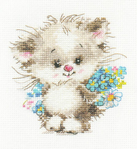 Rakuten - クロスステッチ 刺繍キット アリサ ALISA 猫ちゃんのために 猫 クロスステッチキット ししゅう 刺繍