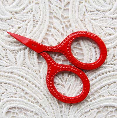 ミニチュアサイズのハサミ レッドスーザン 手芸が楽しくなる素敵なハサミ 手芸 糸切り 刺繍 鋏のサムネイル