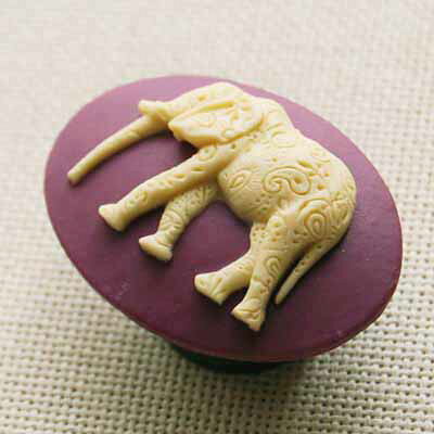 ピンクッション マグネットタイプ ゾウ 磁石の針山ニードルマインダー　Needle Minder