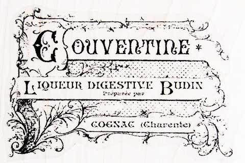 ラバースタンプ コニャック 木の持ち手 ウッドマウント 輸入スタンプ アートスタンプ ゴム印・スタンプ