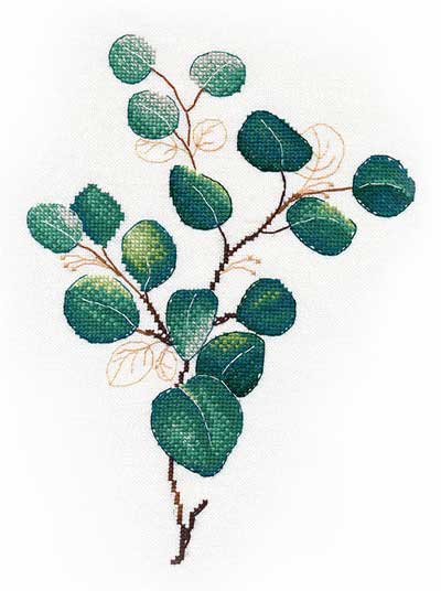 クロスステッチ 刺繍キット オーブン OVEN トロピカルグリーンNo.2 27ct 植物 クロスステッチキット ししゅう 刺繍のサムネイル