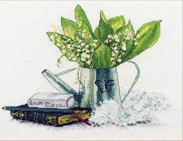 樂天商城 - クロスステッチ 刺繍キット オランタ OLanTA スズラン 16ct 花 静物 クロスステッチキット ししゅう 刺繍