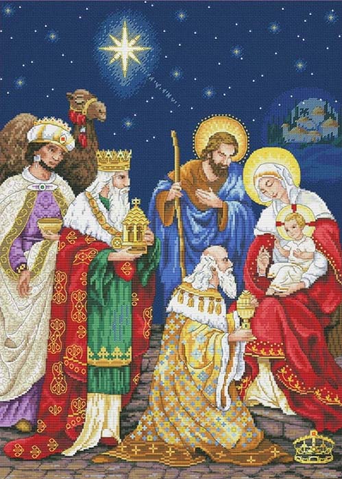 クロスステッチ 刺繍キット オランタ OLanTA クリスマス 16ct 人物 キリスト教 クロスステッチキット ..