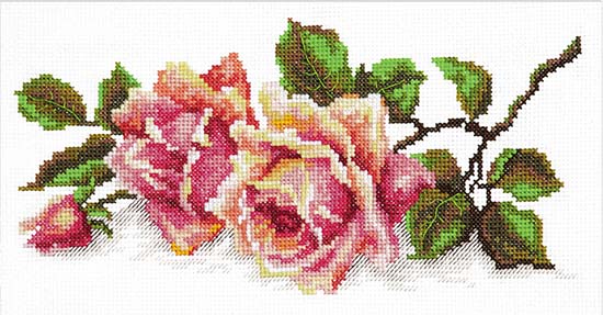Rakuten - クロスステッチ 刺繍キット マジックニードル Magic Needle バラの秘密 14ct 花 植物 クロスステッチキット ししゅう 刺繍