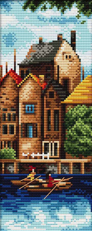 クロスステッチ 刺繍キット アブリスアート Abris Art ロンドン 14ct 風景 クロスステッチキット ししゅう 刺繍