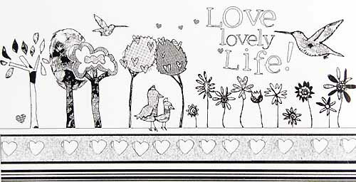 ラバースタンプ ラブリー ライフ アンマウント 輸入スタンプ アートスタンプ ゴム印・スタンプ