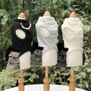 ペット服 【GODPIVA HEATツイードニットワンピース】 オシャレなわんちゃんに♪