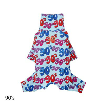 ペット服　【MANDARINE BROTHERS　スキンタイトスーツ　マルチプリント　90’s　XS・S・M・L・XL・XXL・..