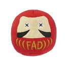 ペットトイ 【FAD+ プラッシュトイ ダルマ レッド】キューキュー音がなる♪ ペットおもちゃ 正月 DW24