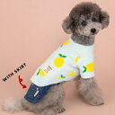 ペットウェア 【TINOTITO フルーツ柄マシュマロニット】XS〜XXLサイズ TT23AW