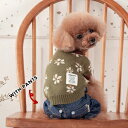 ペットウェア 【TINOTITO 花柄ニット】XS〜XXLサイズ TT24AW