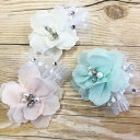 犬用ヘアアクセサリー 【GODPIVA フラワービジューヘッドアクセ】 姫系 長毛のワンちゃんにおススメ♪