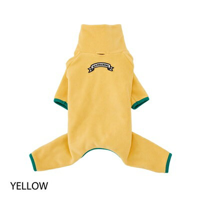 ペットウェア　【MANDARINE BROTHERS　フレームロゴボアスーツ　イエロー　XS・S・M・MD・L・XL・XXL・..