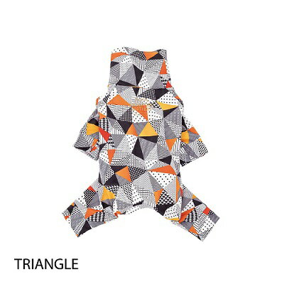 ペット服 【MANDARINE BROTHERS スキンタイトスーツマルチプリント TRIANGLE XL XXL】マンダリンブラザーズ MB