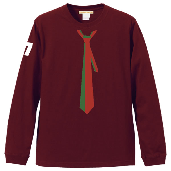 【メール便　送料無料】だまし絵 ポルトガル 国旗 ネクタイ ロングスリーブ Tシャツ 長袖 リブ付き ヨーロッパ 南米 サッカー ユーロ おしゃれ メンズ レディース カジュアル ストリート スポーツコットン 母の日 父の日 ギフト プレゼント