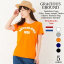 楽天【Tシャツ専門店】GRACIOUS GROUND＼お得なクーポン配布中／【メール便　送料無料】オランダ ロゴ Tシャツ メンズ レディース お揃い ペアルック 半袖 Nederland ネーデルランド 欧州 国旗 刺繍 ワッペン Tシャツ おもしろ パロディ カジュアル 誕生日 クリスマス プレゼント