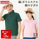 楽天【Tシャツ専門店】GRACIOUS GROUND＼お得なクーポン配布中／【送料無料】ボタンダウン ポケット付き ポロシャツ 鹿の子 無地 定番 半袖 メンズ レディース ペアルック カップル お揃い 男女兼用 ユニセックス クーズビズ 綿 ポリエステル 5.3オンス ドライ 【5枚まとめ買い】