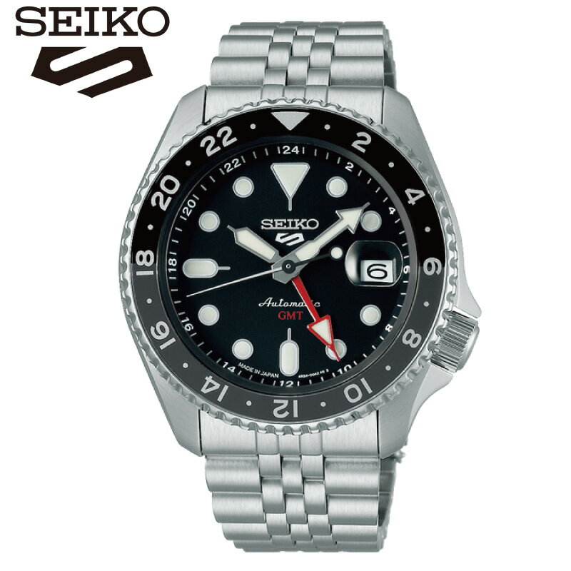 【2,000円OFFクーポン＆期間中ポイント最大60倍！】seiko セイコー5 5スポーツ 限定商品 メカニカル 自動巻 GMT　SBSC001