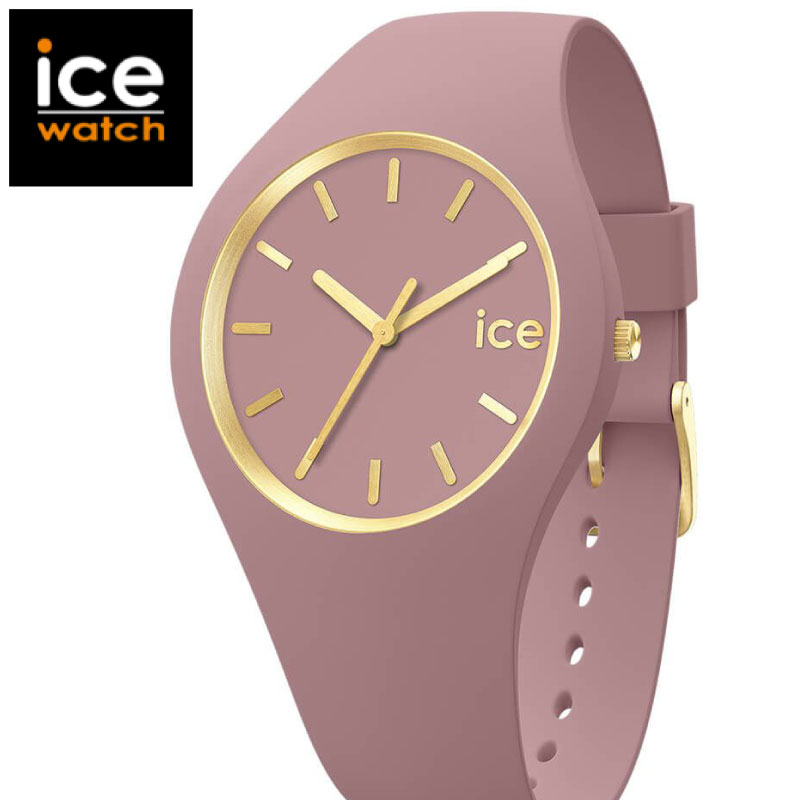 【最終日！10%OFFクーポン＆P最大39倍】019524 ICE glam brushed フォールローズ スモール 腕時計 レディース