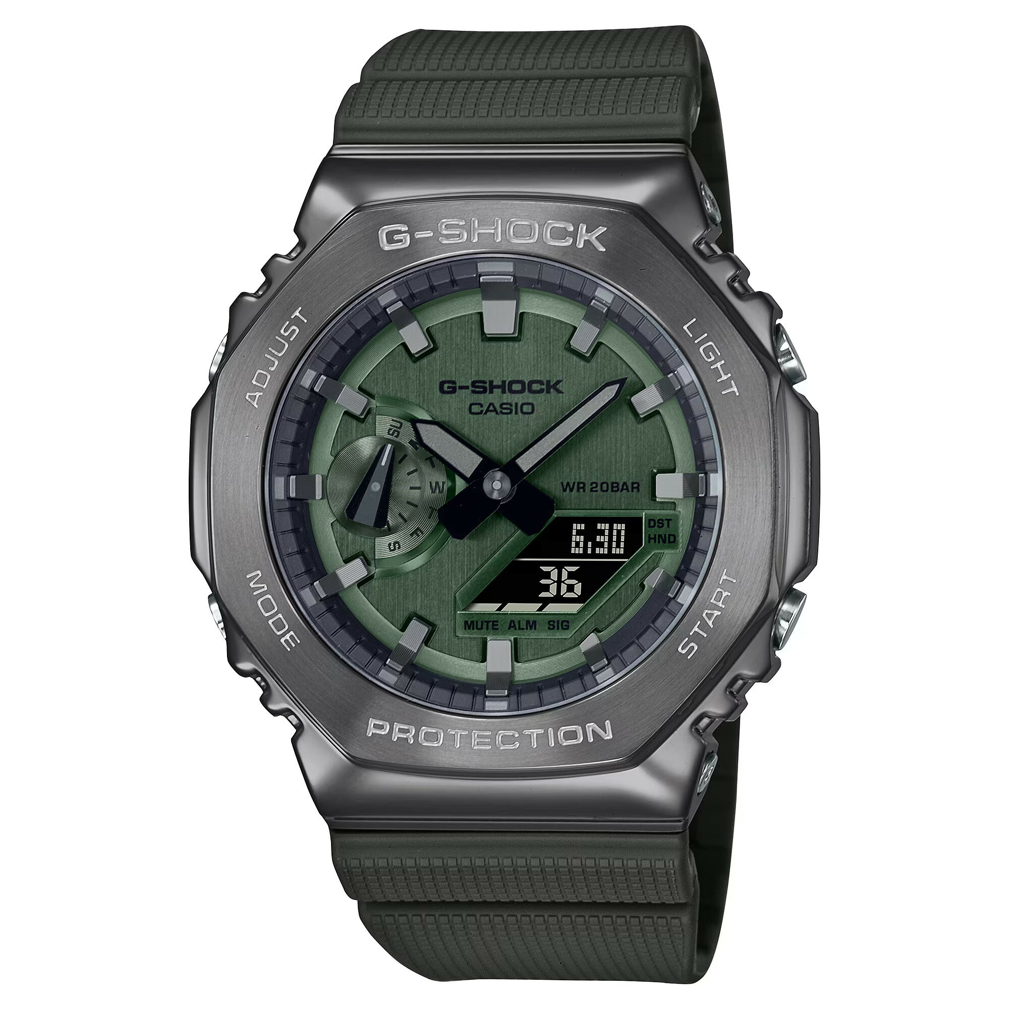 【エントリーで！店内ポイント最大44倍！】GM-2100B-3AJF カシオ G-SHOCK 腕時計 メンズ 正規品 メーカー保証 ANALOG-DIGITAL 2110 Series アナログ デジタル 20気圧防水 敬老の日