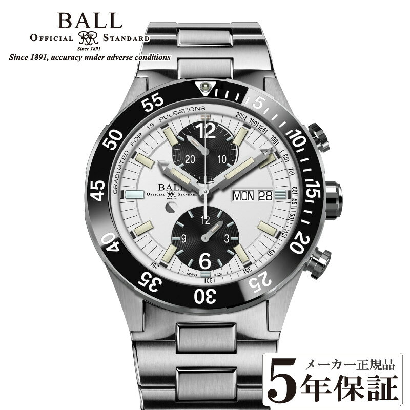 【無金利72回】【エントリーで！店内ポイント最大44倍！】DC3030C-SJ-WHBK BALL Watch Roadmaster RESCUE CHRONOGRAPH ボールウォッチ ロードマスター レスキュー クロノグラフ 敬老の日